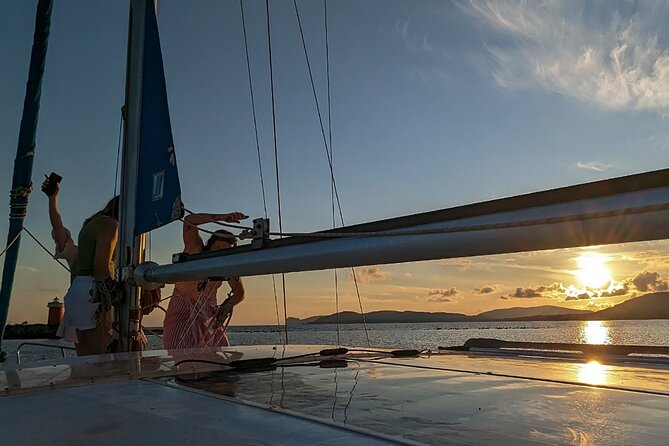 Sunset and Aperitif on a Sailing Boat in Alghero - Small group size (max 4): why it feels different than a big boat