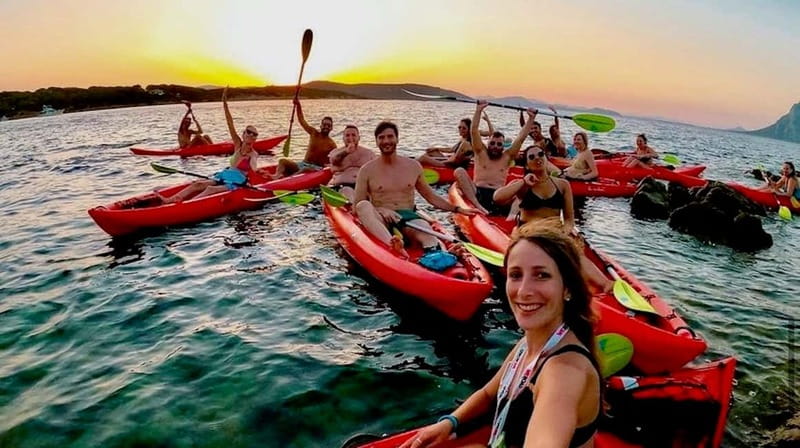 Sunset Kayak Tour + Snorkeling and Local Aperitif - Sunset kayaking in Sardinia: the Tavolara Marine Area in real time