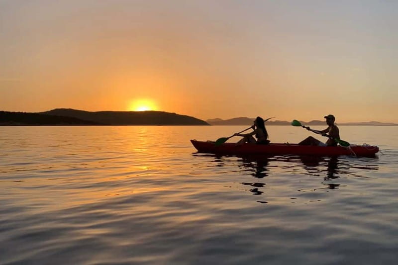 Sunset Kayak Tour + Snorkeling and Local Aperitif - The floating aperitivo after snorkeling: Sardinian comfort on the water