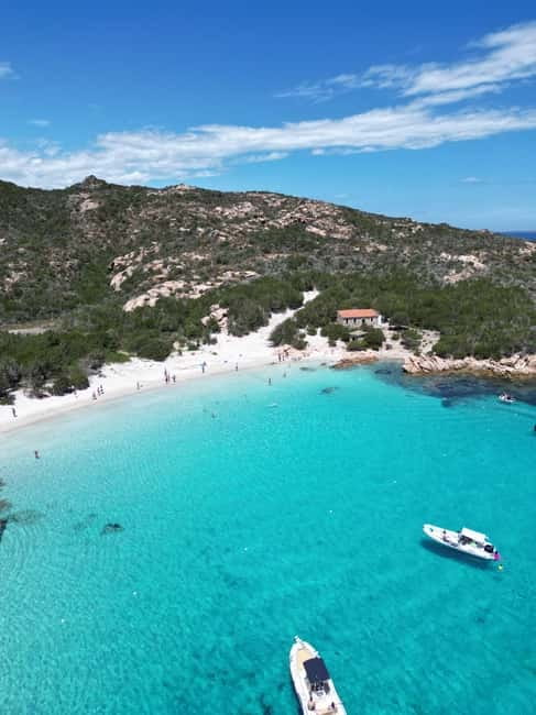 Tour in barca dell'Arcipelago di La Maddalena con pranzo - Budelli Island and Pink Beach Area: Swim and Snorkel Time
